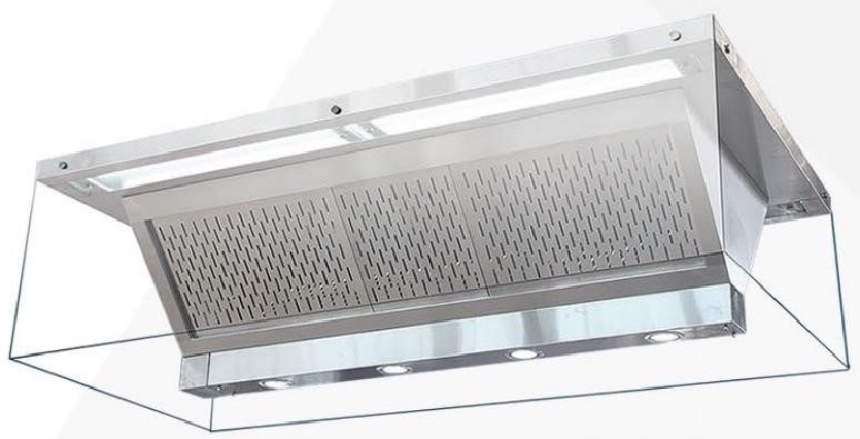 玻 璃UV 明档烟罩